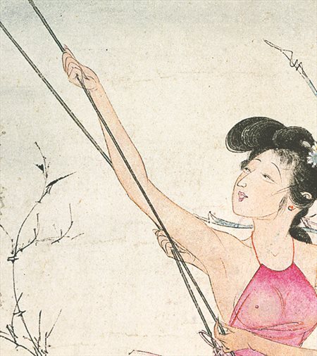 江津市-胡也佛的仕女画和最知名的金瓶梅秘戏图